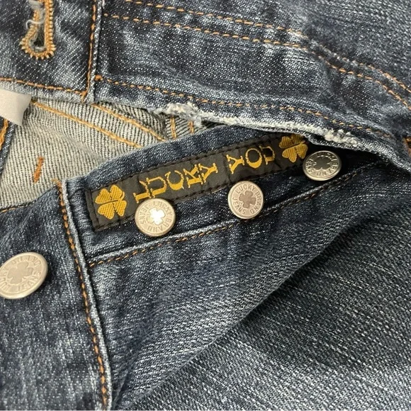 Lucky Brand Dungarees Button Fly Classic Blue Women's Jeans 10 - Picture 3 of 5